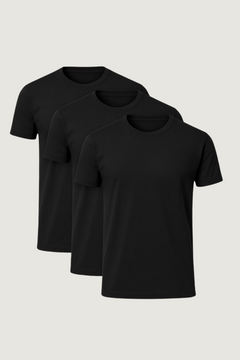 3-Pack Playera Smart Fit Negra