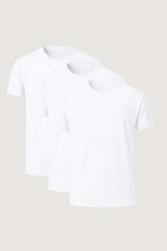 3-Pack Playera Smart Fit Blanco