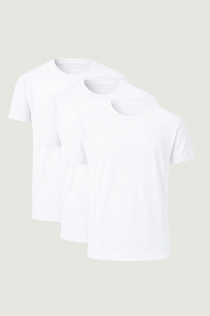 3-Pack Playera Smart Fit Blanco
