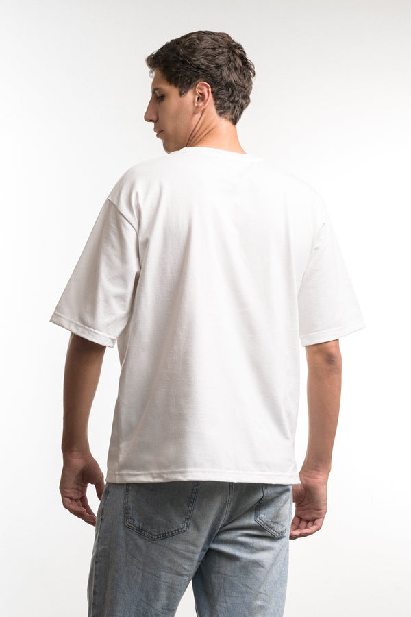 Playera Oversized Hueso