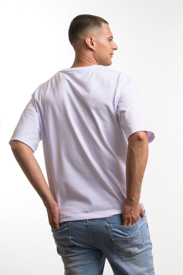 Playera Oversized Blanco